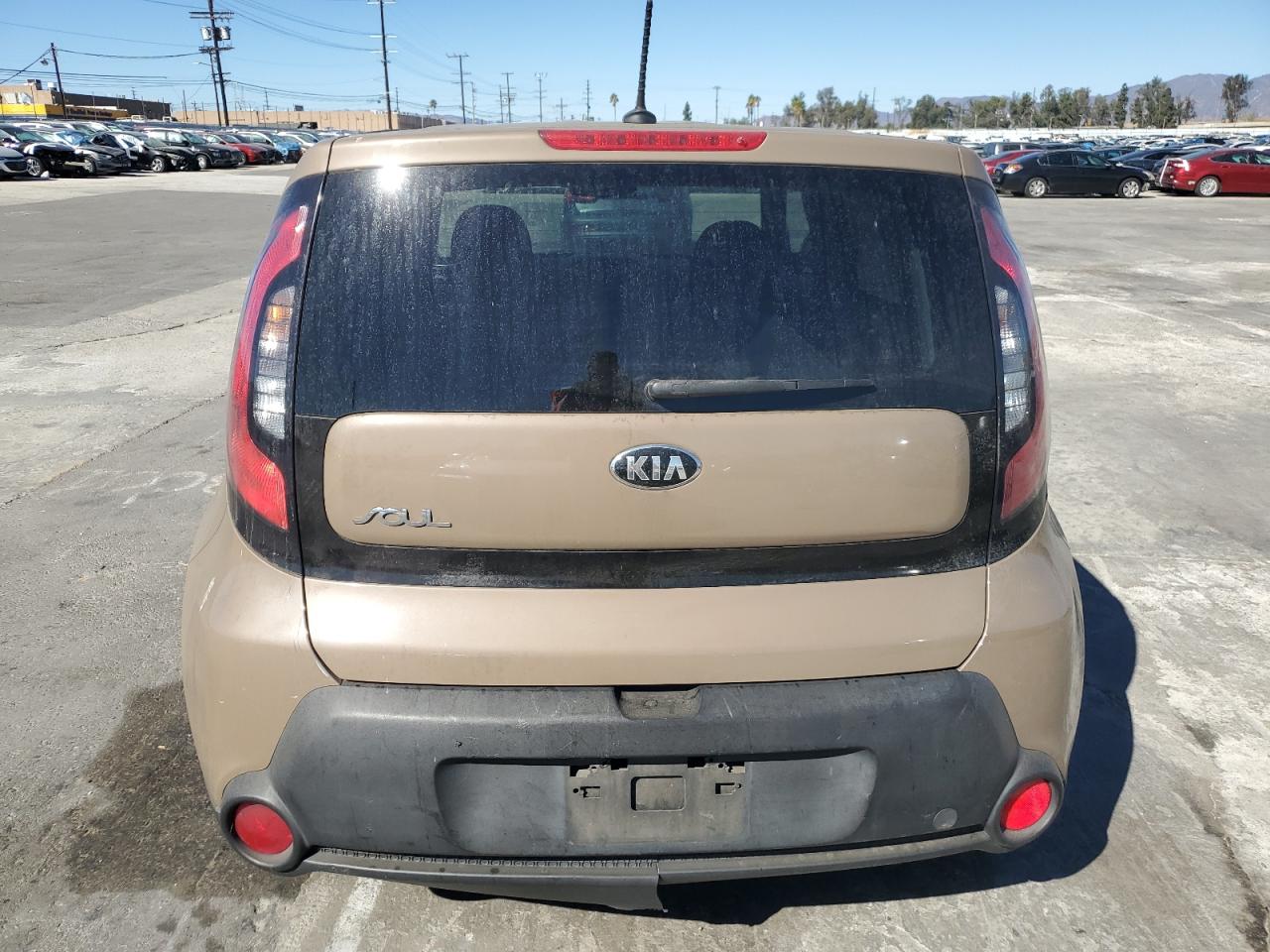 2015 KIA Soul VIN KNDJN2A24F7218900 Copart auction photo, front end / rear end damage thumbnail 6
