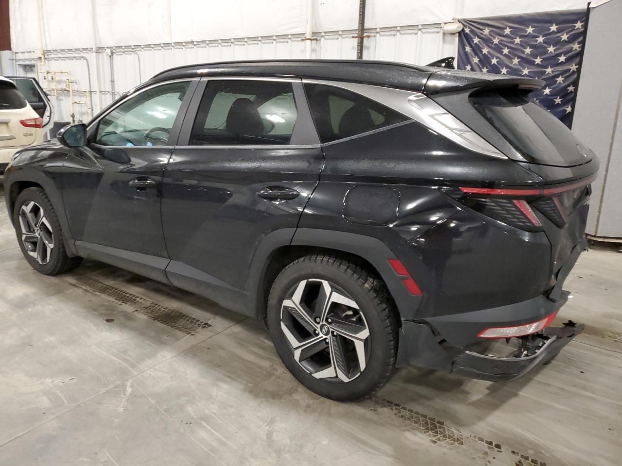 2022 Hyundai Tucson VIN 5NMJF3AE0NH091955 Copart auction photo, rear end damage thumbnail 2