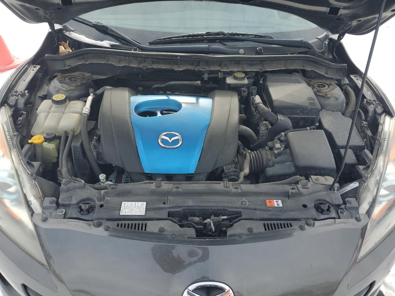 2012 Mazda 3 VIN JM1BL1V8XC1635939 Copart auction photo, rear end / side damage thumbnail 11
