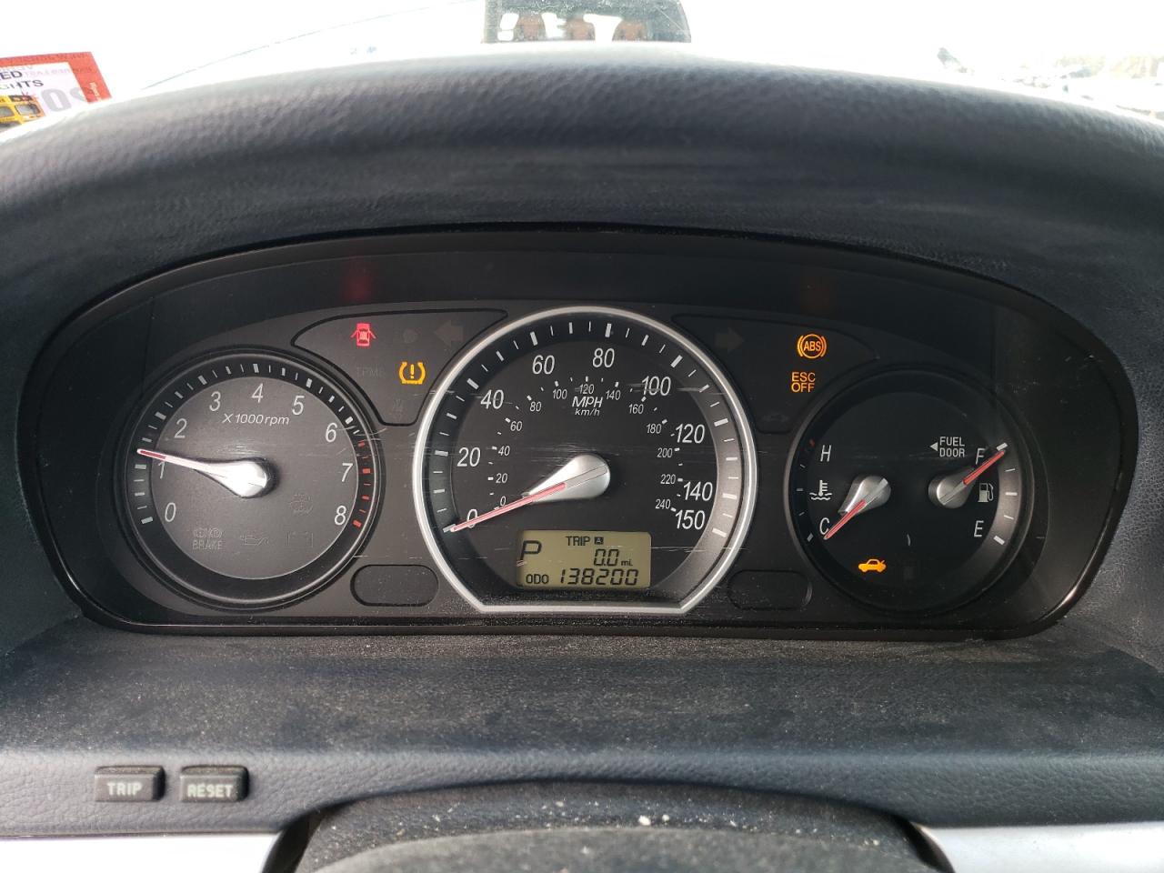 2008 Hyundai Sonata VIN 5NPET46C48H399399 Copart auction photo, side / front end damage thumbnail 9