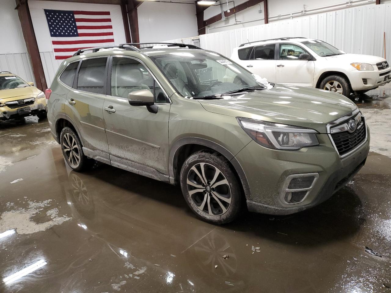 2019 Subaru Forester VIN JF2SKAUC6KH493086 Copart auction photo, front end damage thumbnail 4