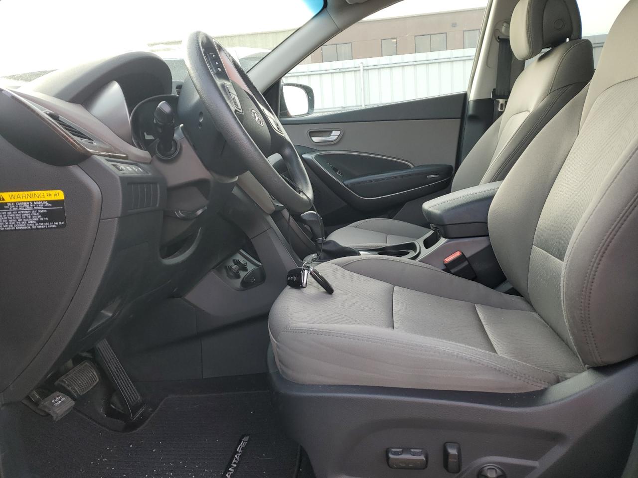 2018 Hyundai Santa Fe VIN 5XYZU3LB2JG565386 Copart auction photo, front end / undercarriage damage thumbnail 7