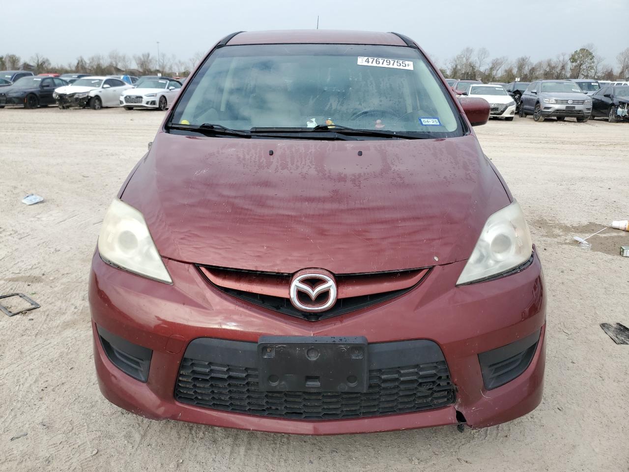 2010 Mazda 5 VIN JM1CR2W36A0359970 Copart auction photo, side / front end damage thumbnail 5