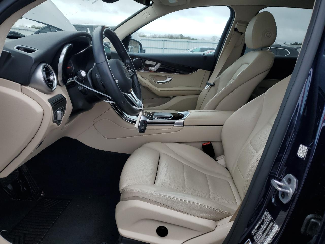 2021 Mercedes-Benz GLC VIN W1N0G8EB7MG013533 Copart auction photo, side damage thumbnail 7