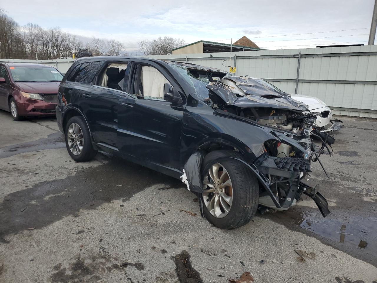 2019 Dodge Durango VIN 1C4SDJCT0KC536280 Copart auction photo, front end damage thumbnail 4