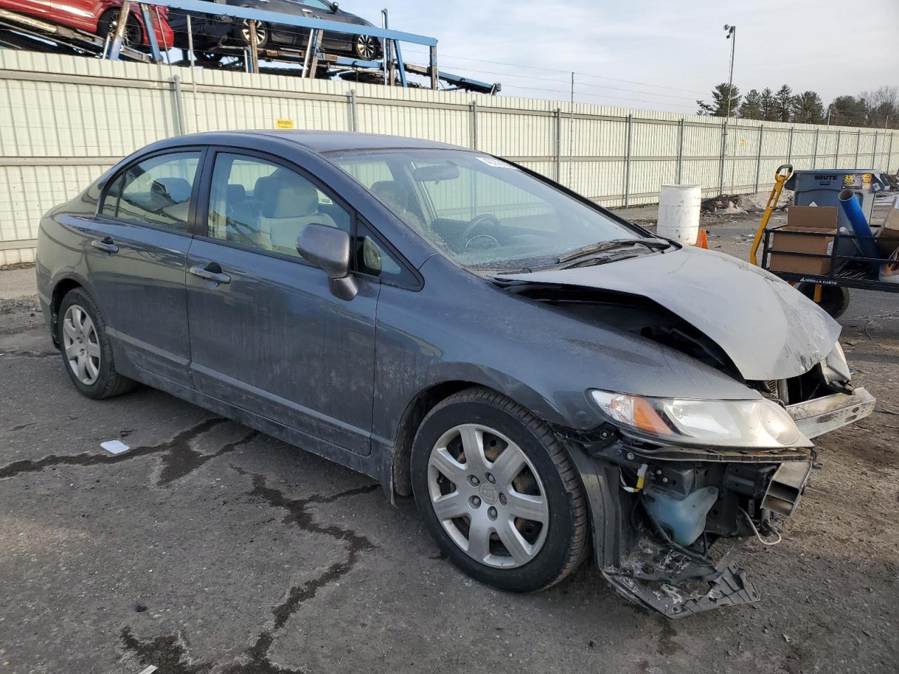 2009 Honda Civic VIN 2HGFA16519H367256 Copart auction photo, front end damage thumbnail 4