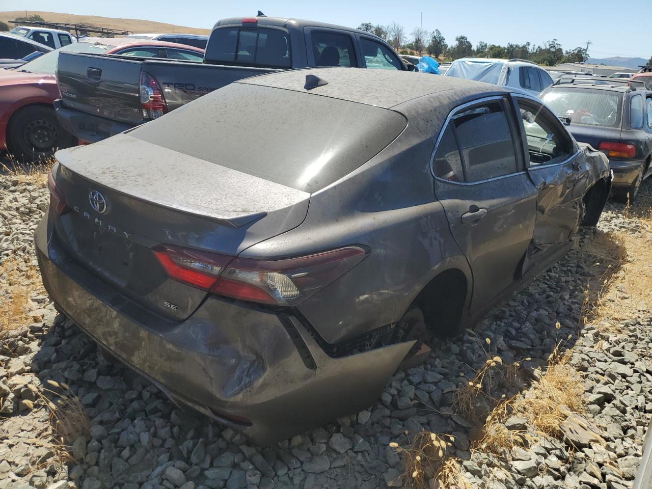 2023 Toyota Camry VIN 4T1G11AK5PU165980 Copart auction photo, side / stripped damage thumbnail 3