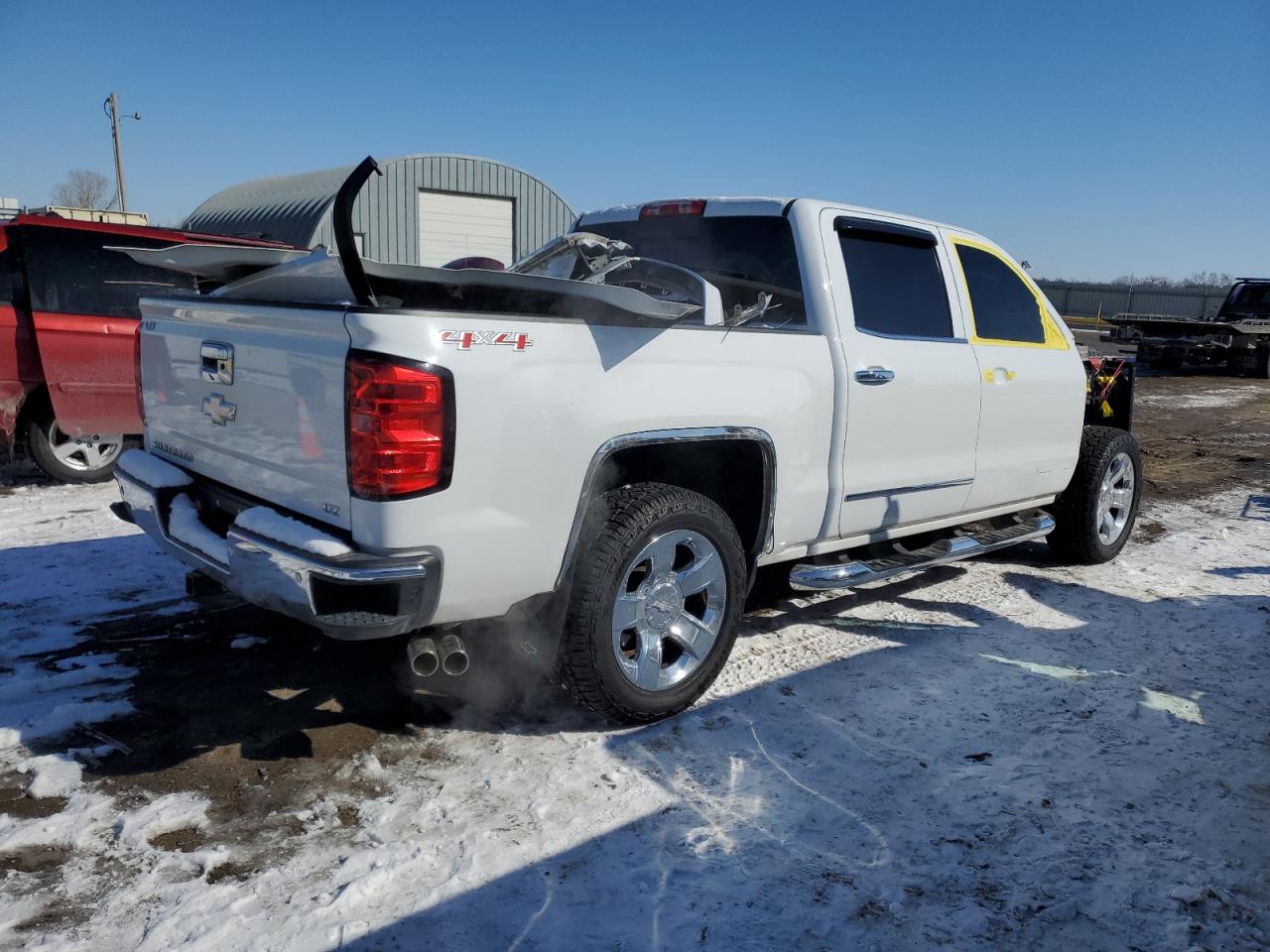 2015 Chevrolet Silverado VIN 3GCUKSEJ9FG532540 Copart auction photo, front end / mechanical damage thumbnail 3