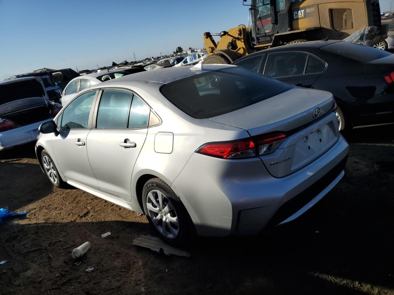 2021 Toyota Corolla VIN 5YFEPMAE0MP243807 Copart auction photo, hail damage thumbnail 2