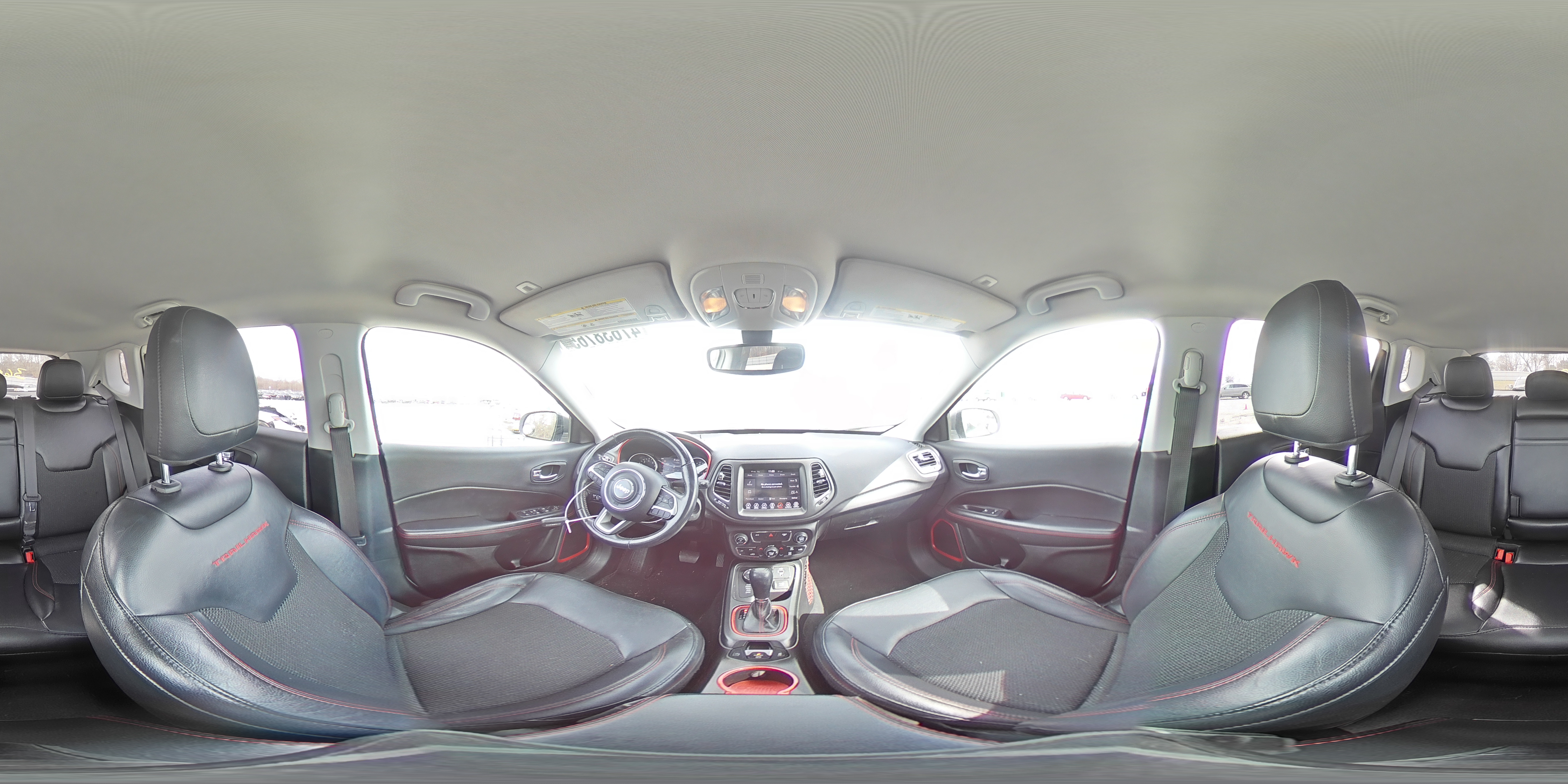 2018 Jeep Compass VIN 3C4NJDDB9JT451440 Copart auction photo, undercarriage / side damage thumbnail 14