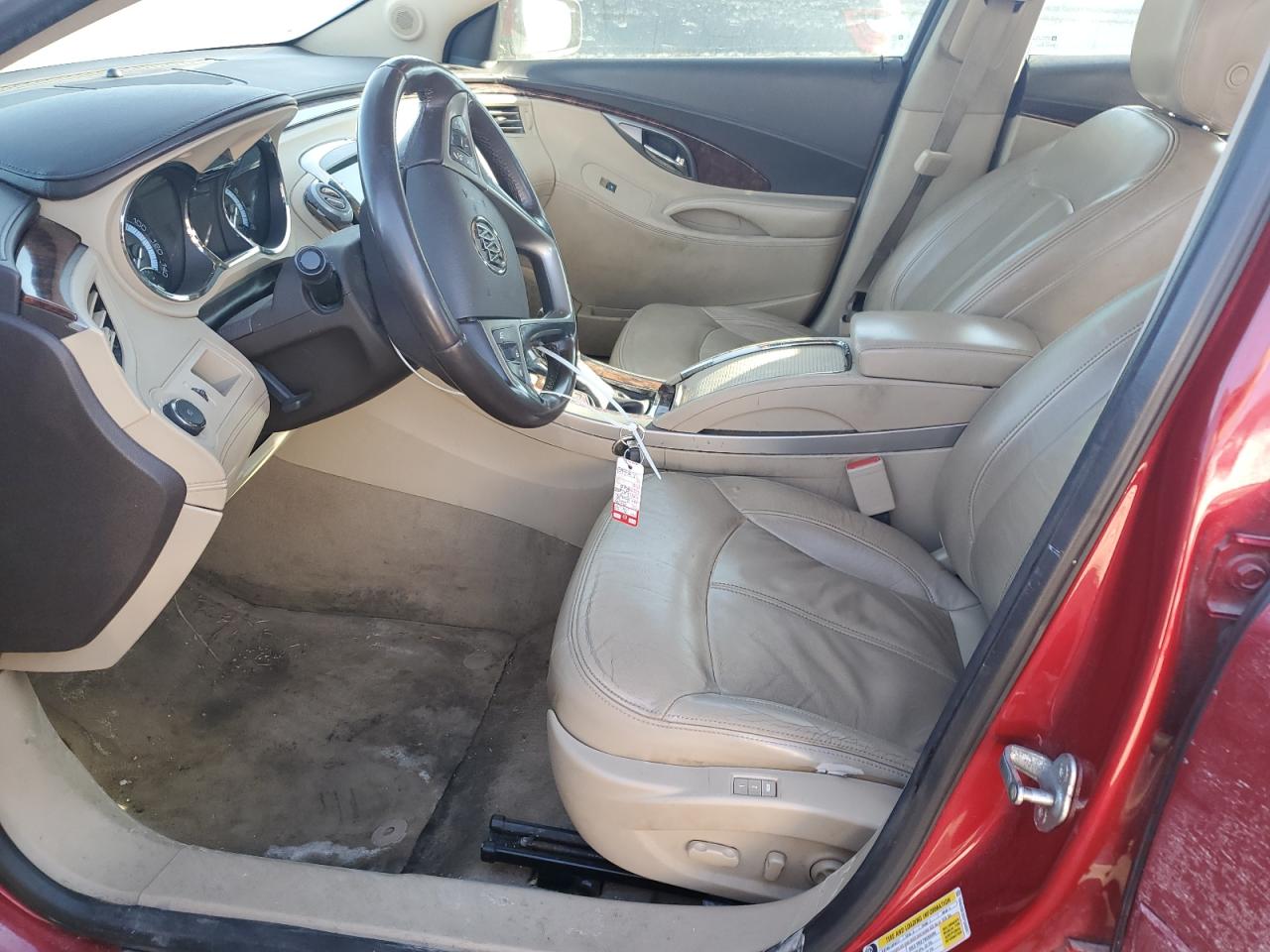 2013 Buick LaCrosse VIN 1G4GC5E32DF268567 Copart auction photo, front end / undercarriage damage thumbnail 7