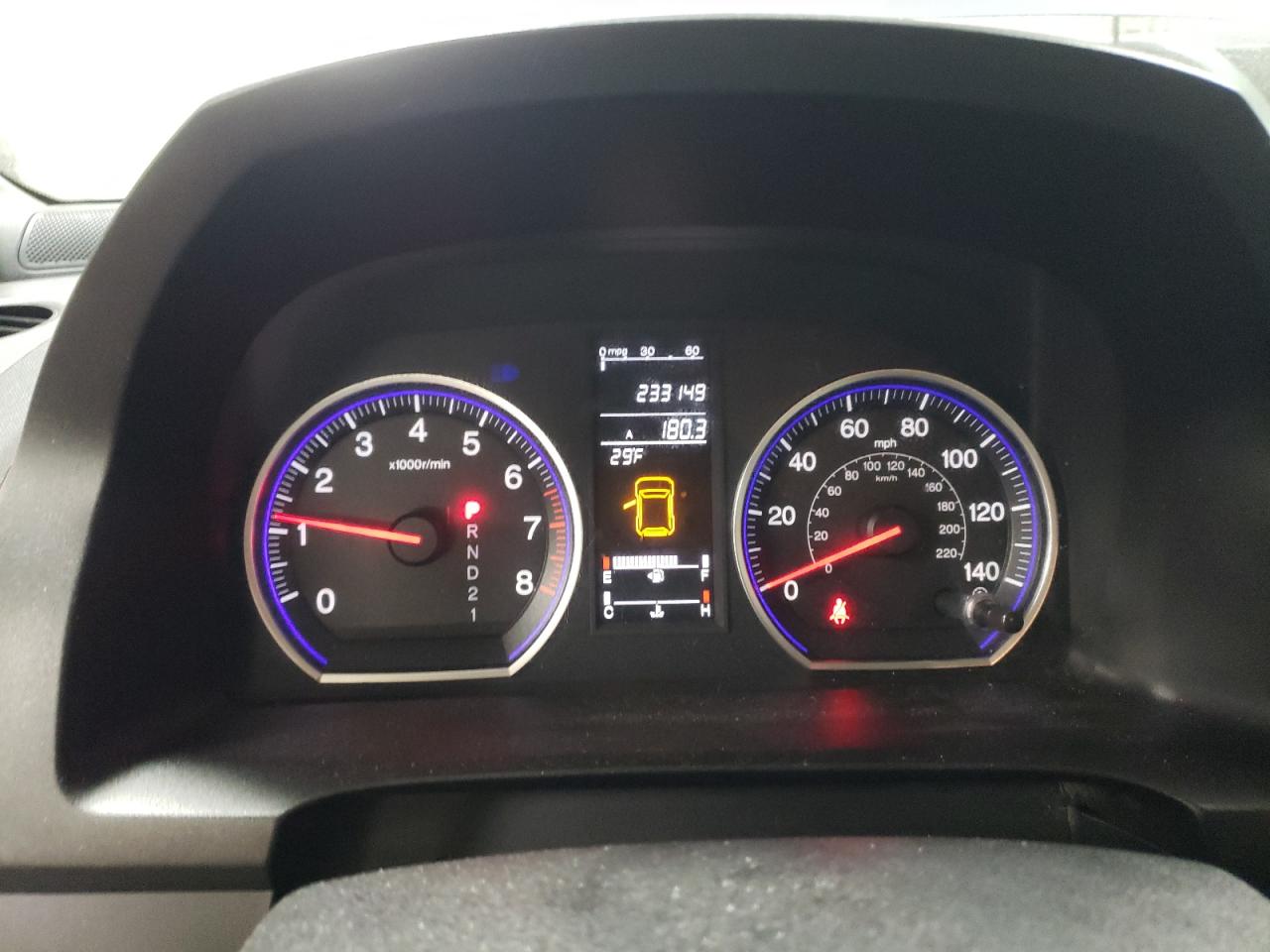 2008 Honda CR-V VIN JHLRE48578C001112 Copart auction photo, rear end damage thumbnail 9