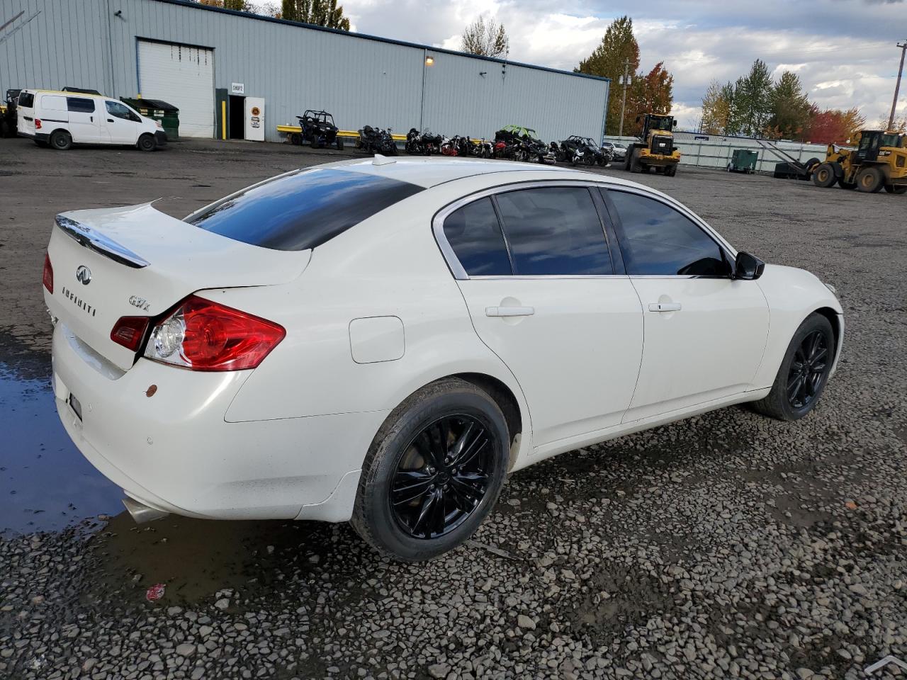 2012 Infiniti G VIN JN1CV6ARXCM971246 Copart auction photo, rear end / side damage thumbnail 3