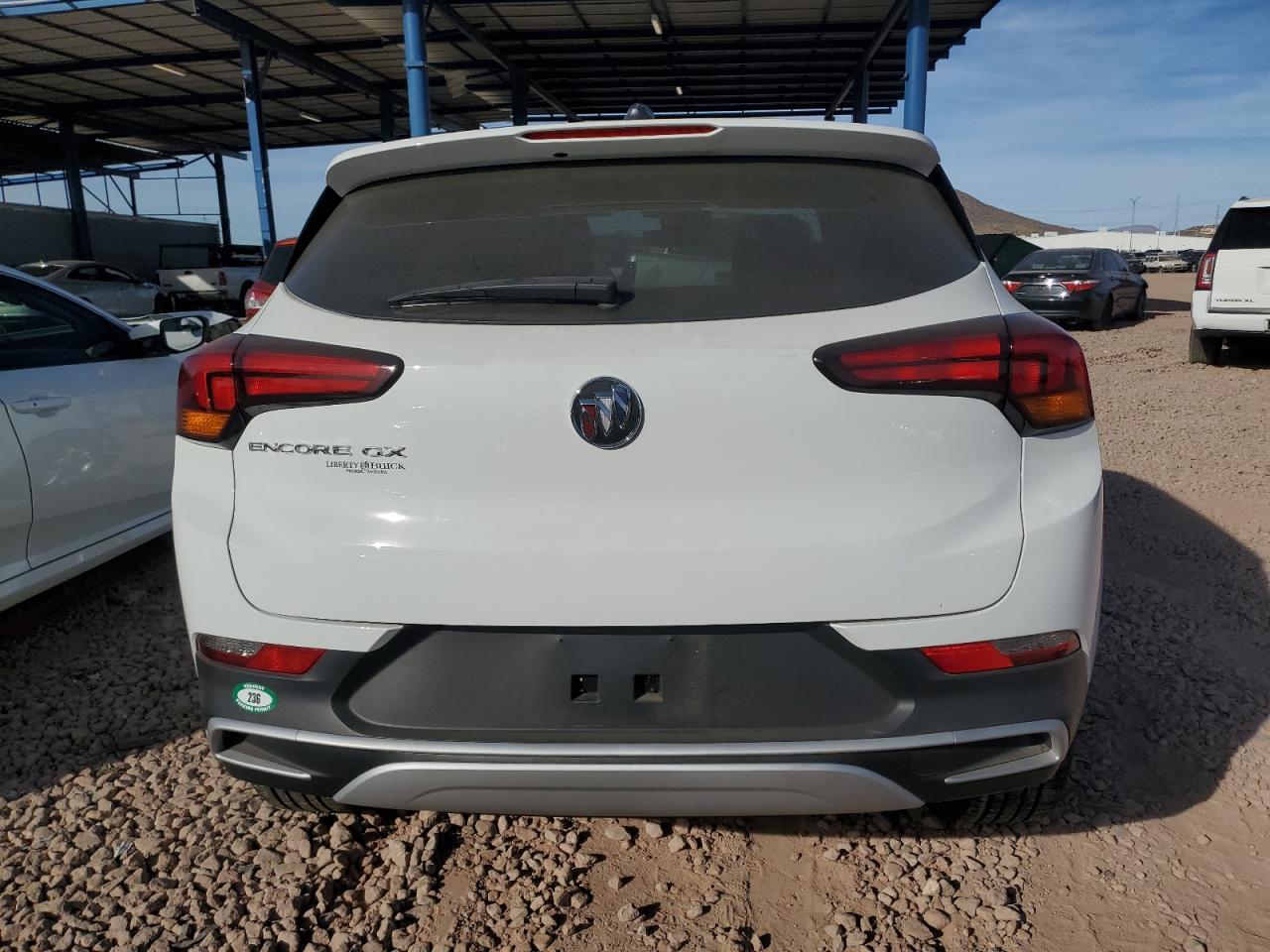 2022 Buick Encore VIN KL4MMBS26NB124179 Copart auction photo, front end damage thumbnail 6