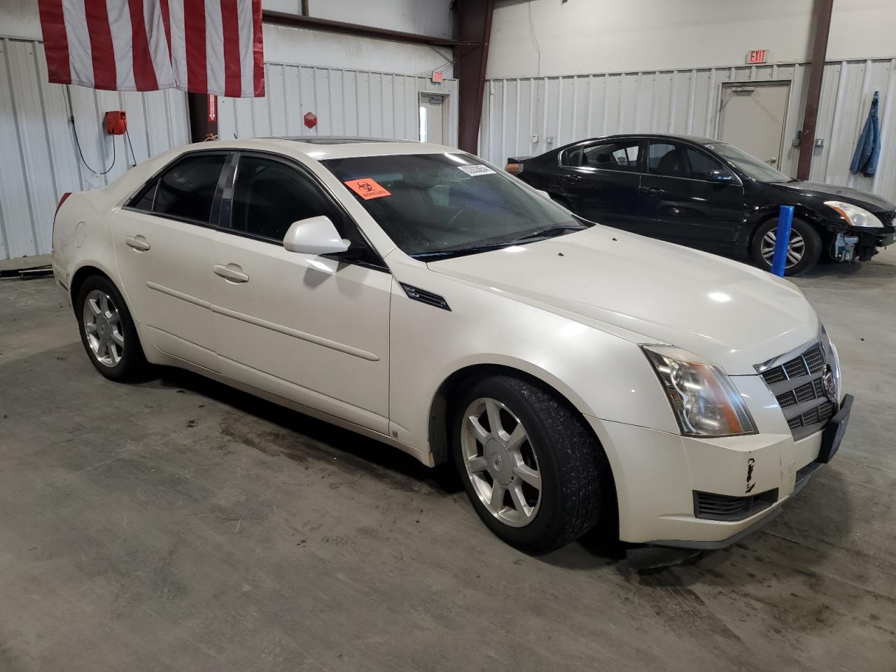2008 Cadillac CTS VIN 1G6DH577180151194 Copart auction photo, water/flood damage thumbnail 4