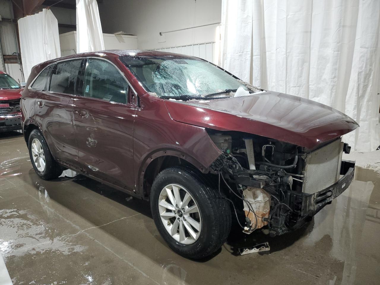 2020 KIA Sorento VIN 5XYPGDA30LG678157 Copart auction photo, side / front end damage thumbnail 4
