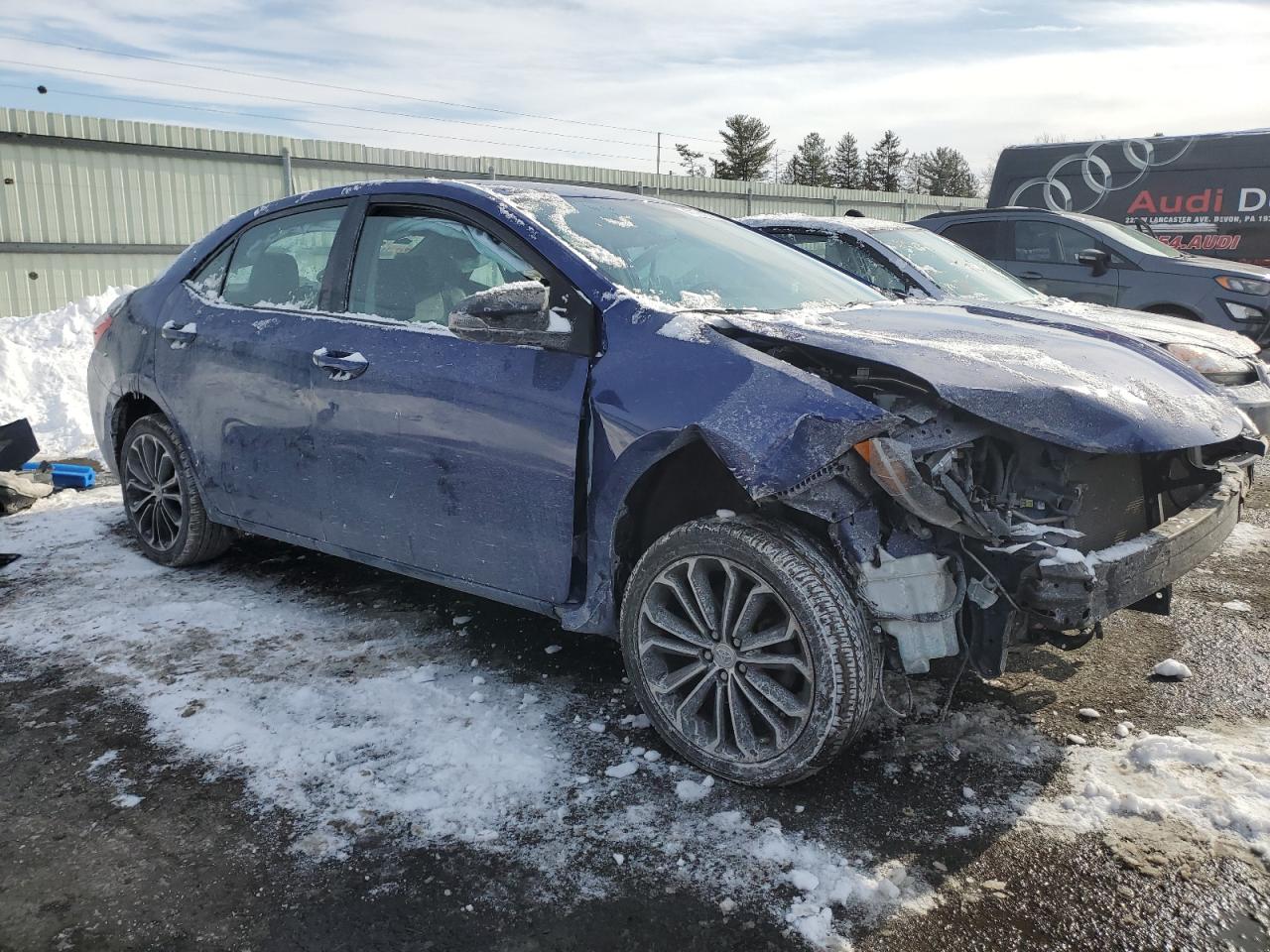 2016 Toyota Corolla VIN 2T1BURHE9GC529545 Copart auction photo, front end damage thumbnail 4