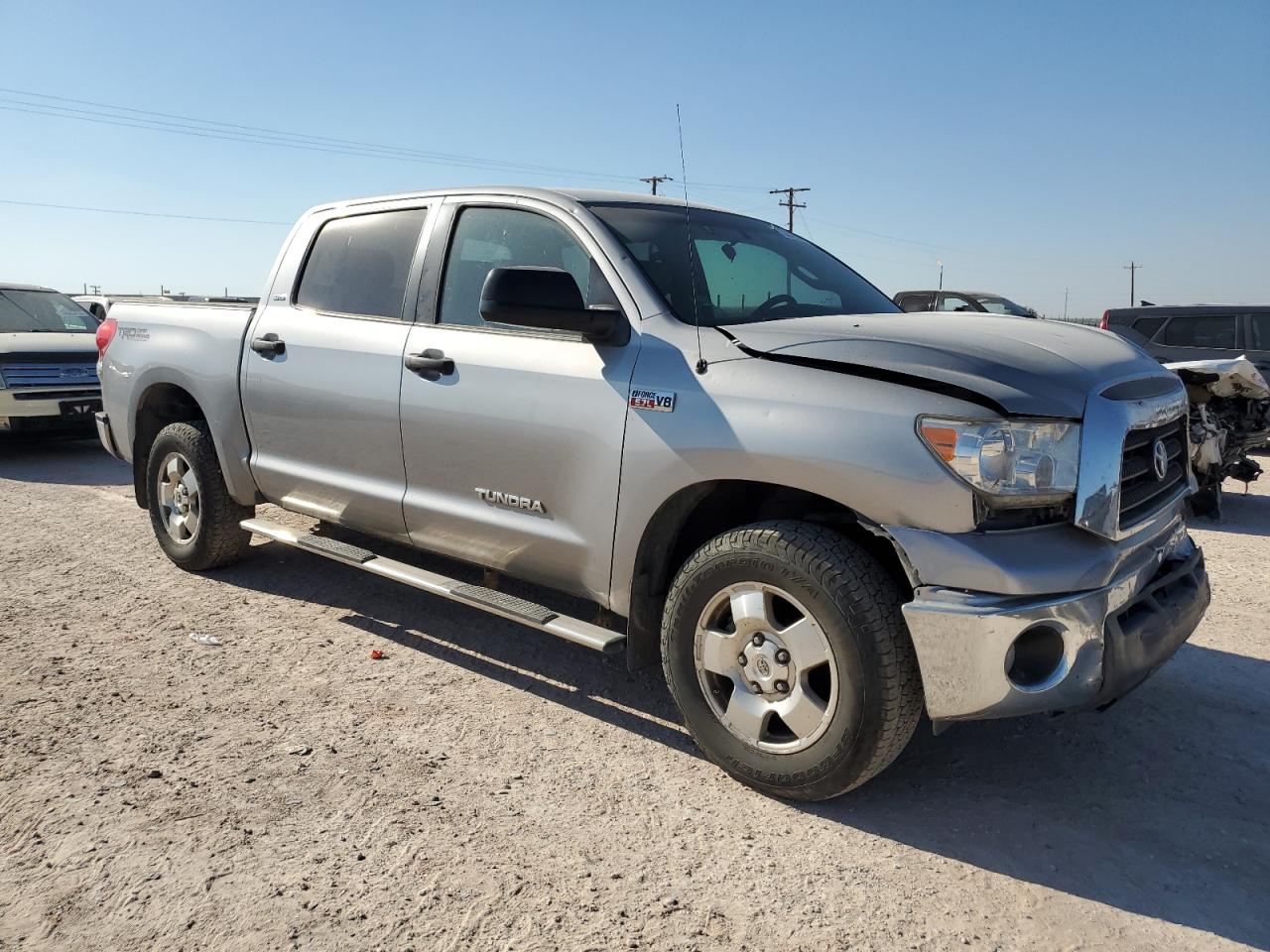 2009 Toyota Tundra VIN 5TFDW54199X091273 Copart auction photo, front end damage thumbnail 4