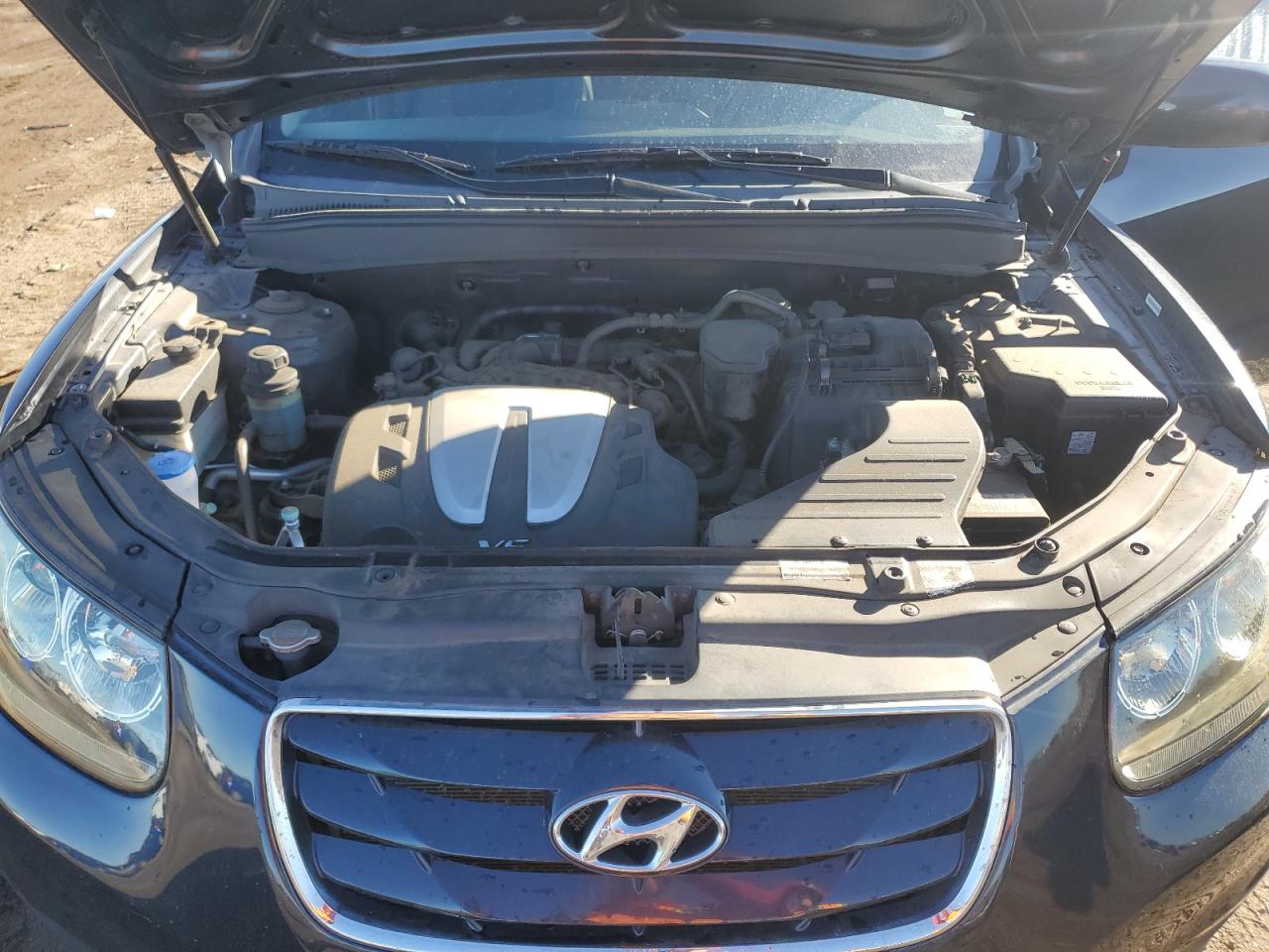 2010 Hyundai Santa Fe VIN 5NMSHDAG0AH345051 Copart auction photo, side damage thumbnail 12