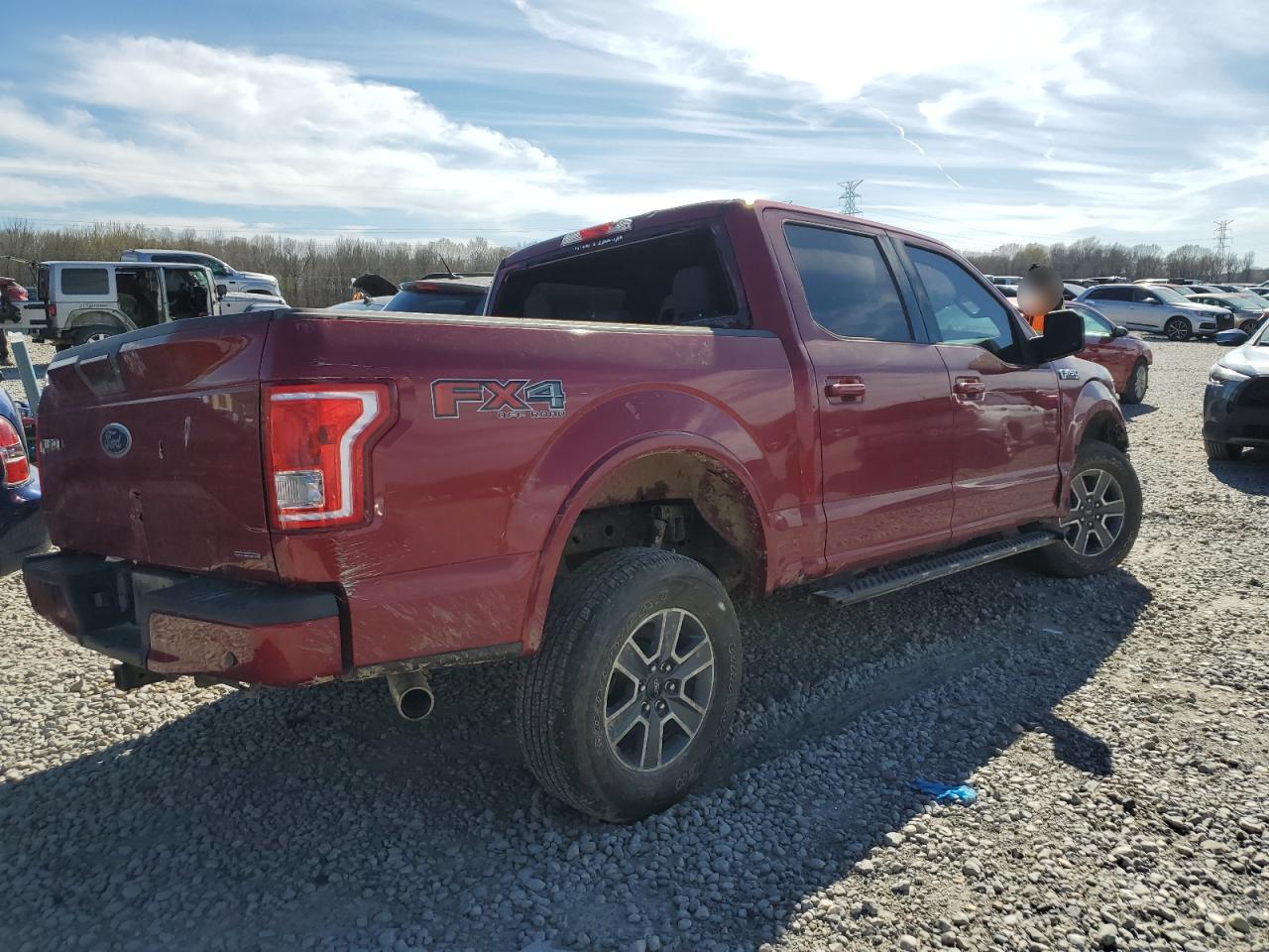 2016 Ford F-150 VIN 1FTEW1EF8GFB94842 Copart auction photo, partial repair damage thumbnail 3
