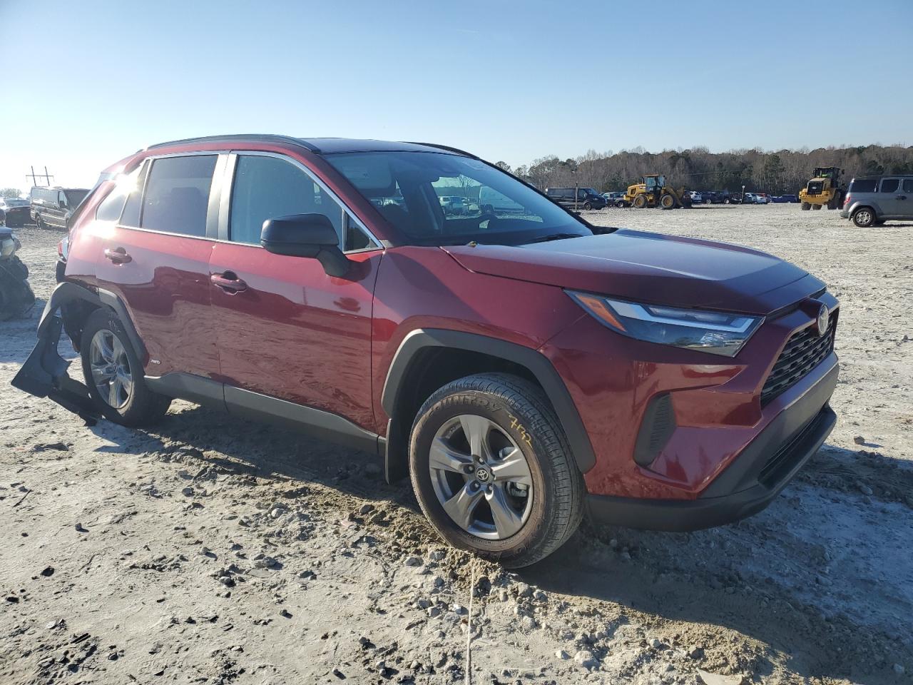 2024 Toyota RAV 4 VIN 4T3LWRFV7RU154832 Copart auction photo, rear end / side damage thumbnail 4