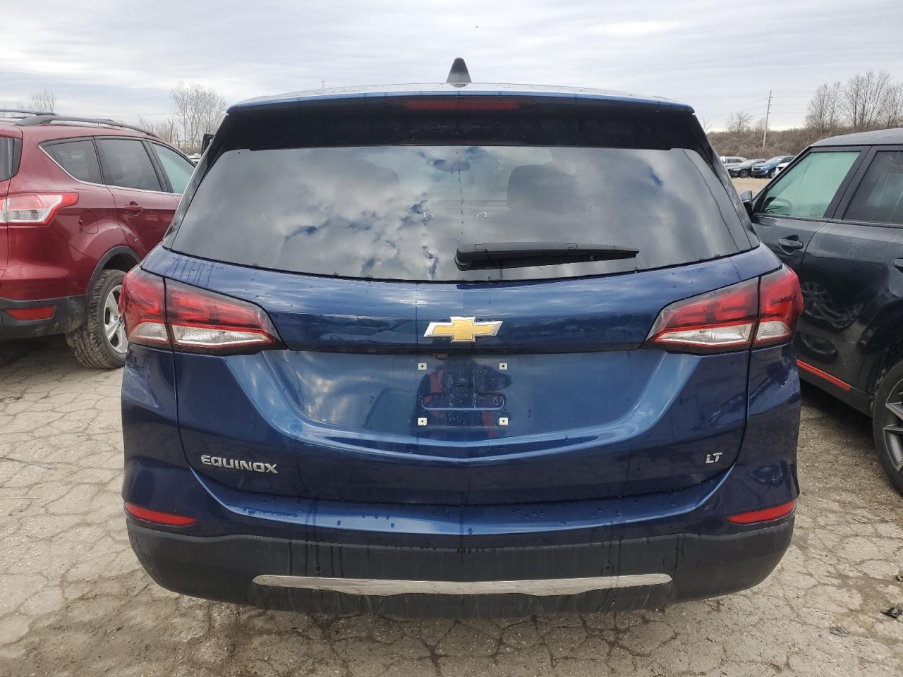 2022 Chevrolet Equinox VIN 3GNAXKEVXNL296176 Copart auction photo, front end / side damage thumbnail 6