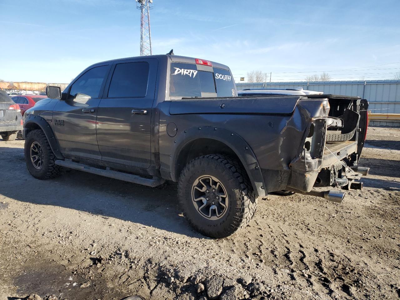 2015 RAM 1500 VIN 1C6RR7YT7FS749595 Copart auction photo, rear end damage thumbnail 2