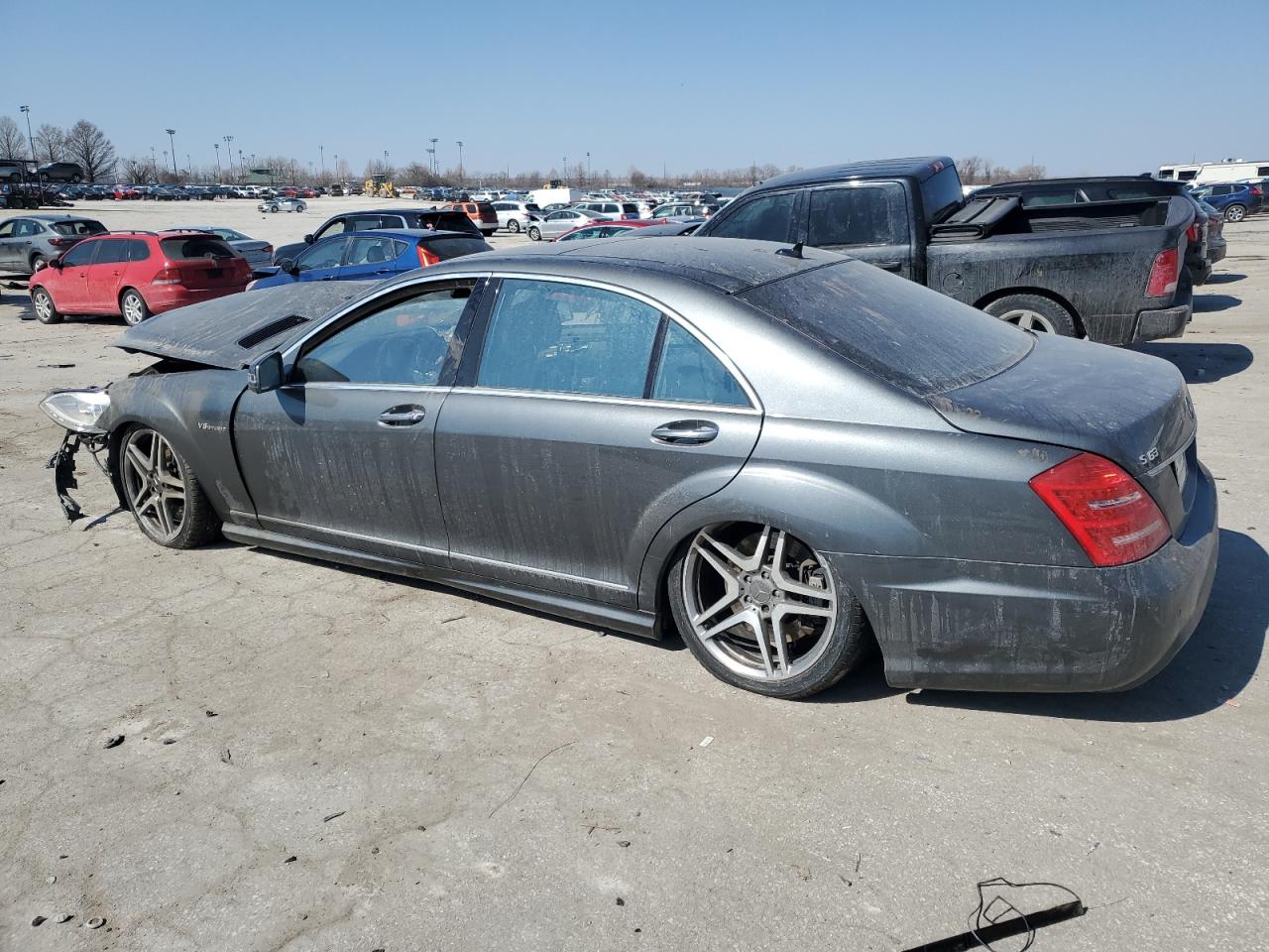2013 Mercedes-Benz S-klasse VIN WDDNG7EB9DA529909 Copart auction photo, front end / side damage thumbnail 2