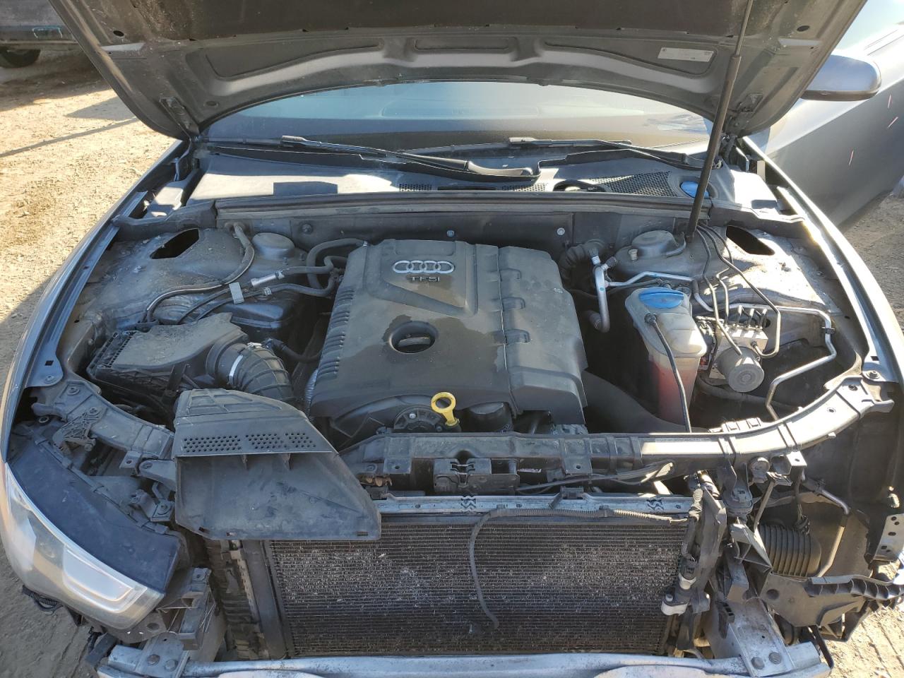 2013 Audi A5 VIN WAULFAFH5DN001598 Copart auction photo, front end damage thumbnail 11