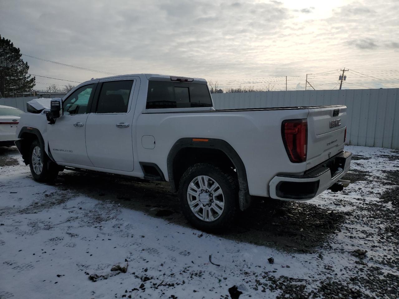 2020 GMC Sierra VIN 1GT49RE73LF306113 Copart auction photo, front end / side damage thumbnail 2