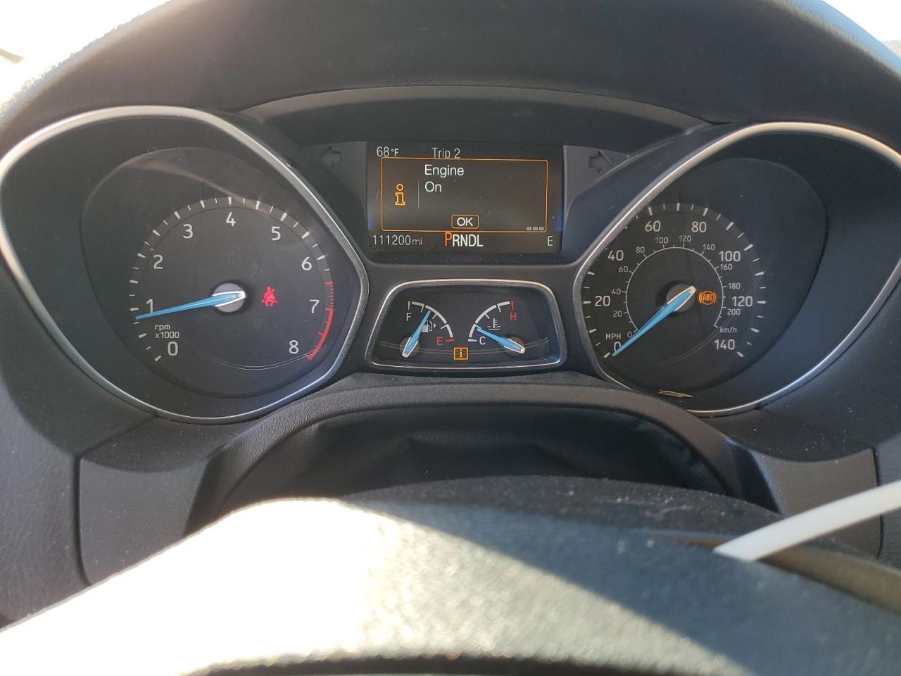 2016 Ford Focus VIN 1FADP3F24GL348258 Copart auction photo, front end damage thumbnail 9
