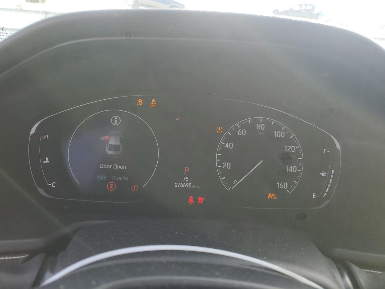 2018 Honda Accord VIN 1HGCV1F39JA156962 Copart auction photo, side / front end damage thumbnail 9