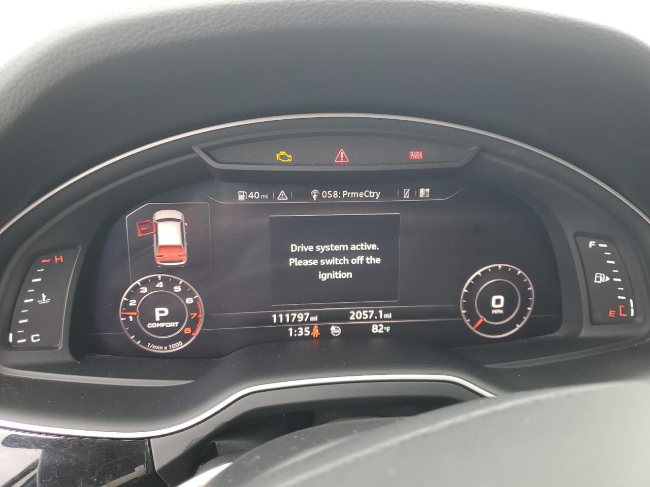 2018 Audi Q7 VIN WA1VAAF73JD036833 Copart auction photo, mechanical damage thumbnail 9