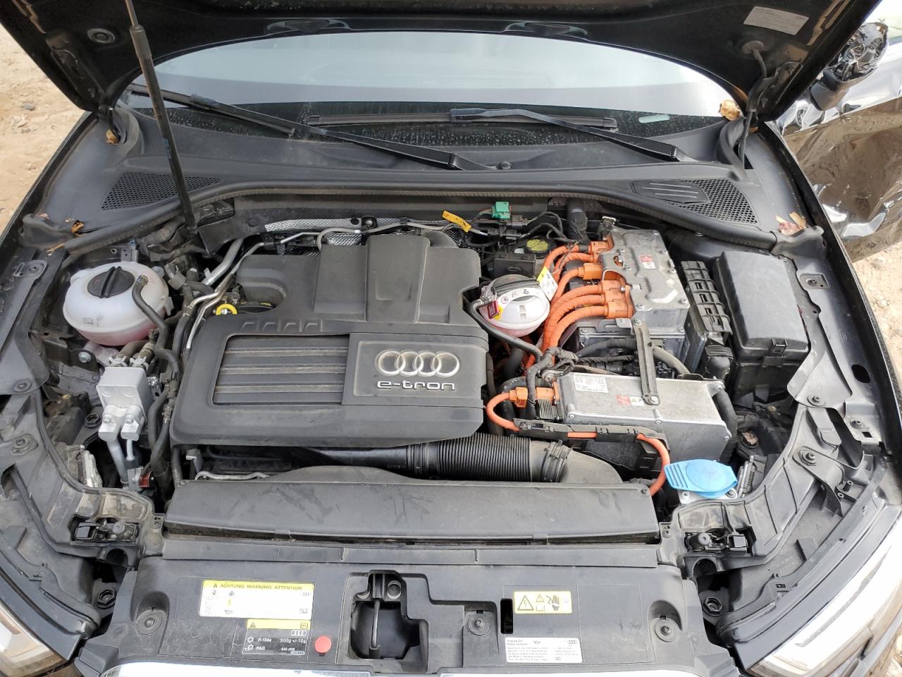2017 Audi A3 VIN WAUTPBFF4HA129037 Copart auction photo, side damage thumbnail 13
