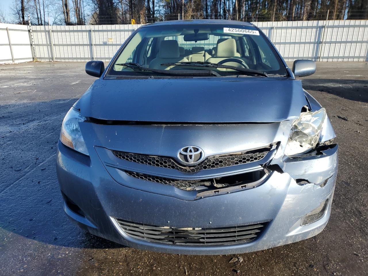2007 Toyota Yaris VIN JTDBT923071090976 Copart auction photo, front end damage thumbnail 5