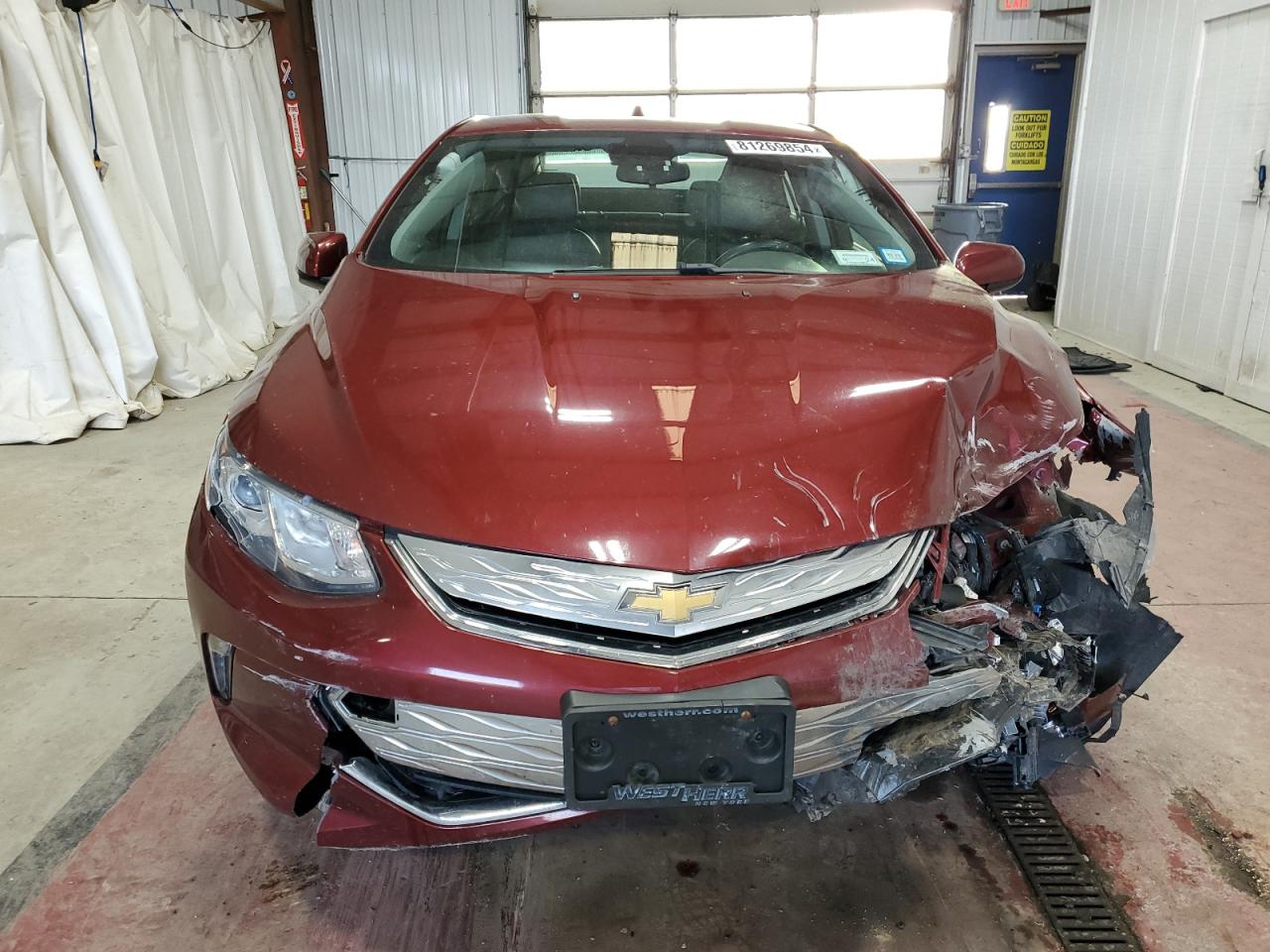 2017 Chevrolet Volt VIN 1G1RC6S51HU125371 Copart auction photo, front end damage thumbnail 5