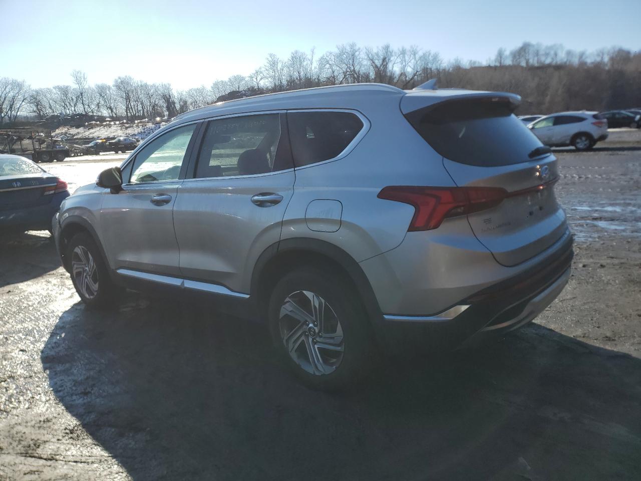 2021 Hyundai Santa Fe VIN 5NMS6DAJXMH334824 Copart auction photo, front end damage thumbnail 2