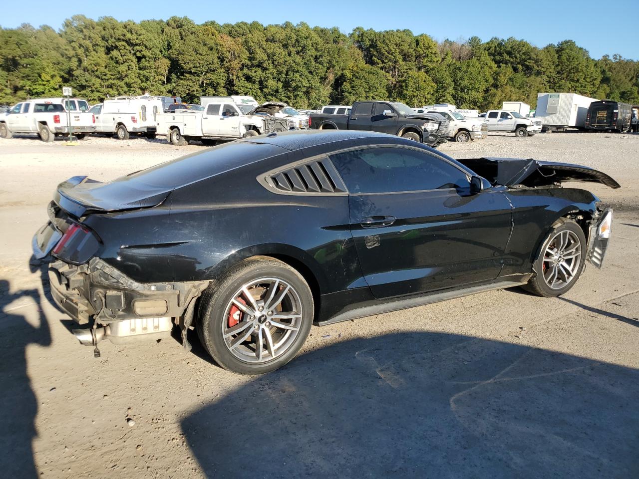 2017 Ford Mustang VIN 1FA6P8TH4H5240422 Copart auction photo, front end / rear end damage thumbnail 3
