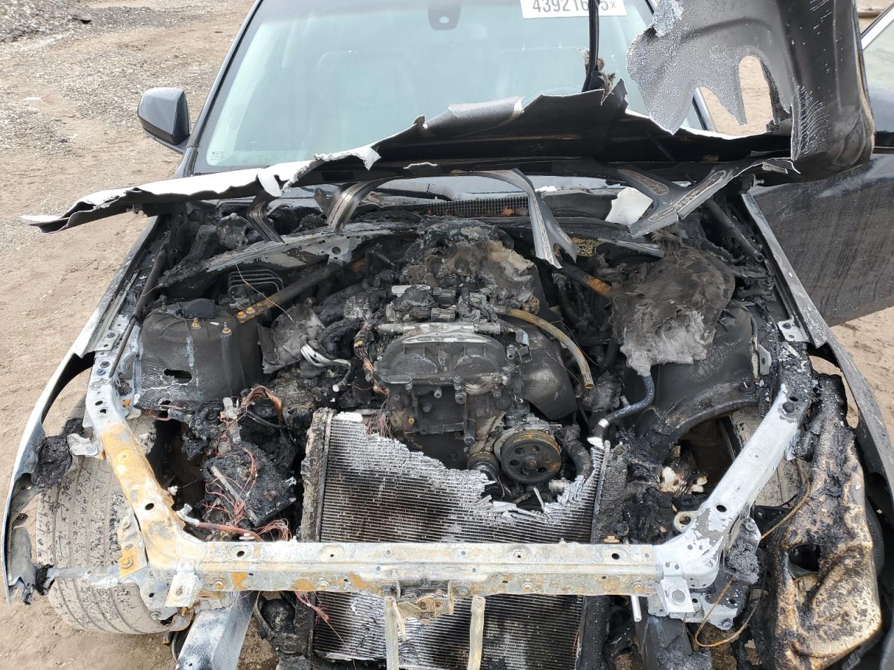 2013 Cadillac ATS VIN 1G6AA5RA5D0162855 Copart auction photo, burn - engine damage thumbnail 12