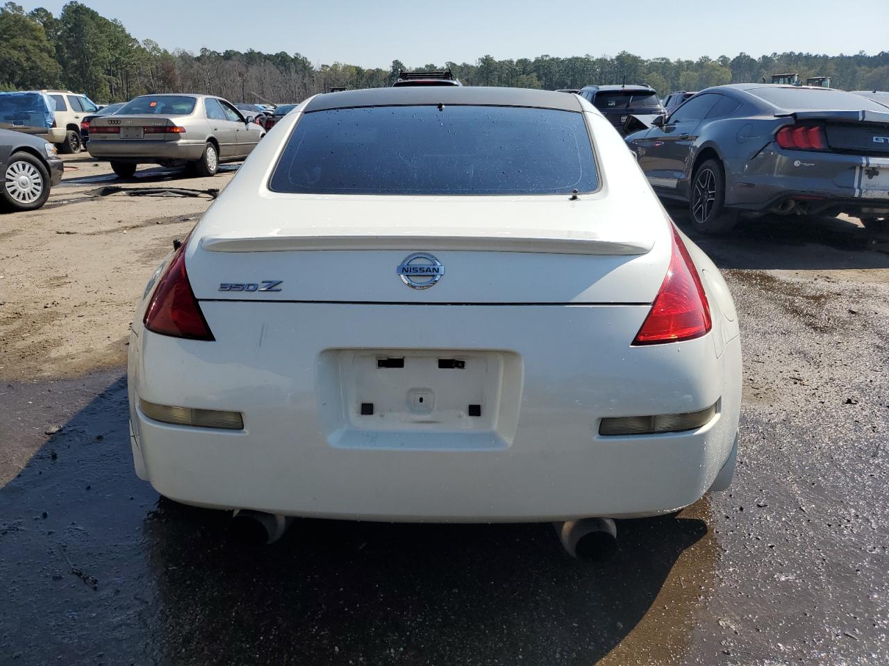 2003 Nissan 350Z VIN JN1AZ34D83T105030 Copart auction photo, rear end damage thumbnail 6