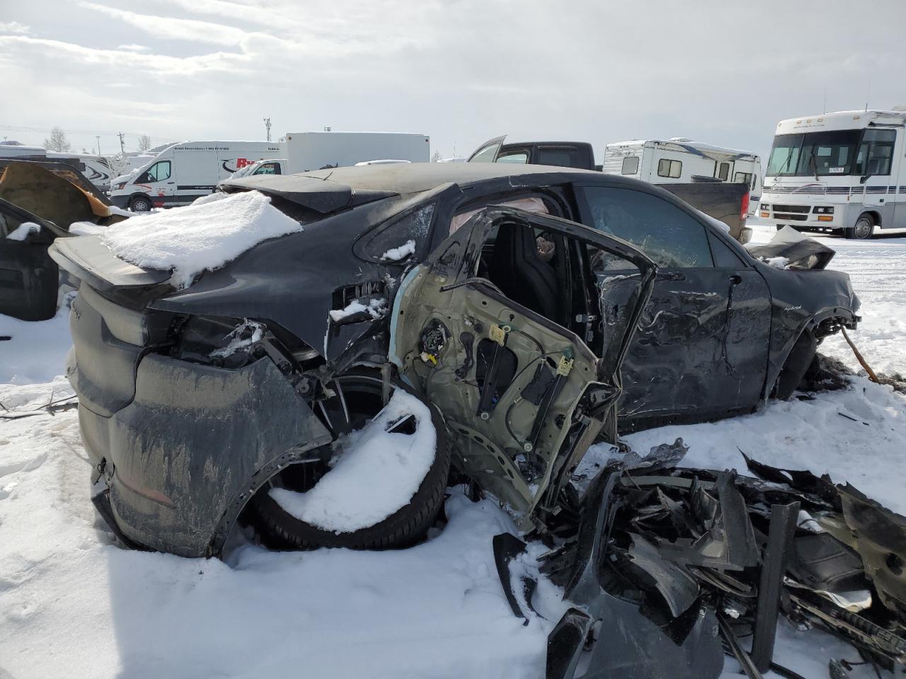 2023 Porsche Cayenne VIN WP1BH2AY8PDA37087 Copart auction photo, all over / burn damage thumbnail 3