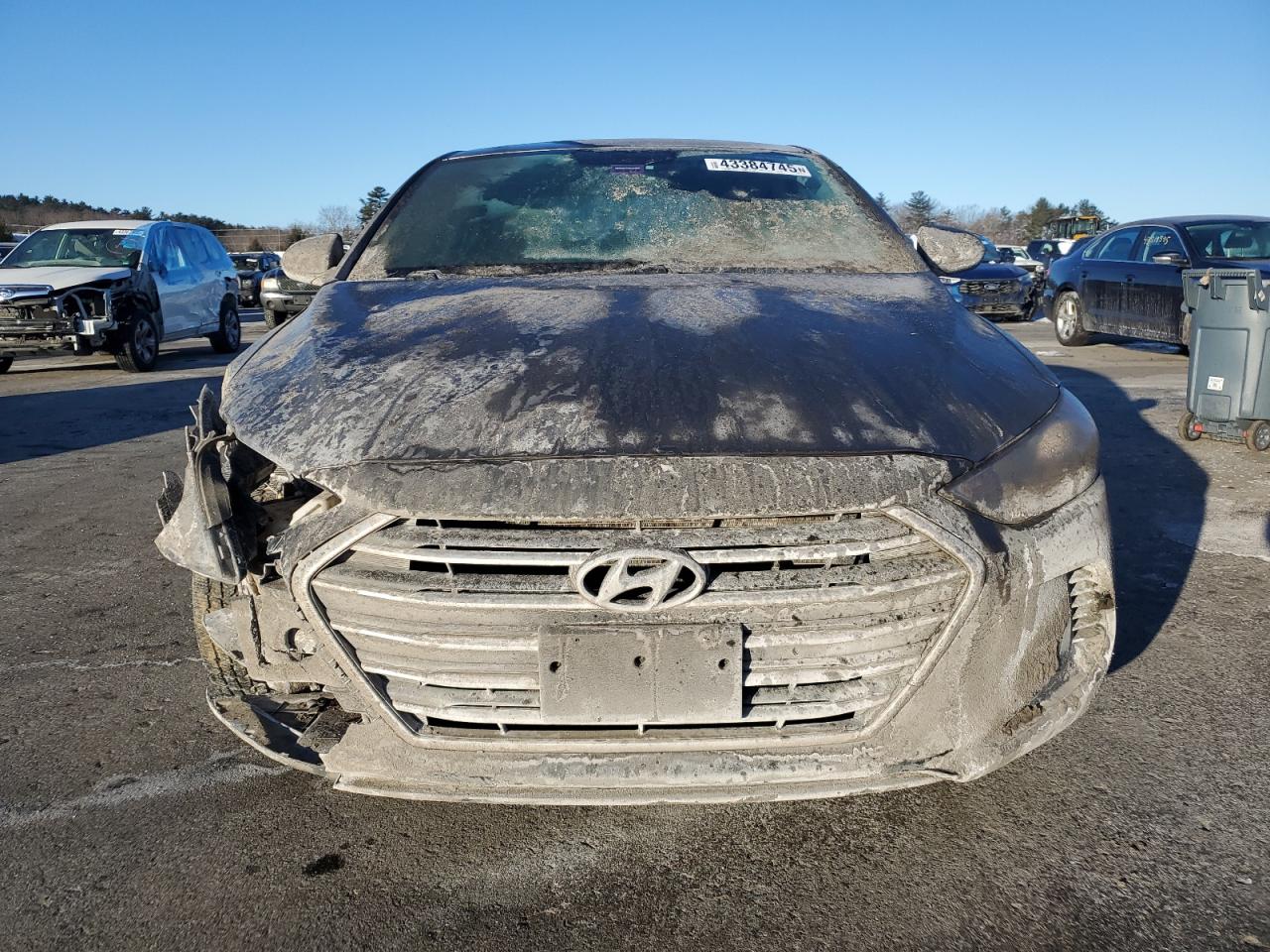2018 Hyundai Elantra VIN 5NPD74LFXJH254534 Copart auction photo, front end / side damage thumbnail 5