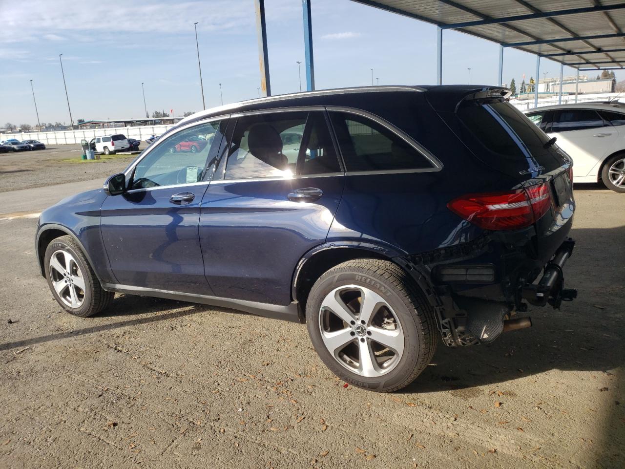 2019 Mercedes-Benz GLC VIN WDC0G4KB8KV165005 Copart auction photo, rear end damage thumbnail 2
