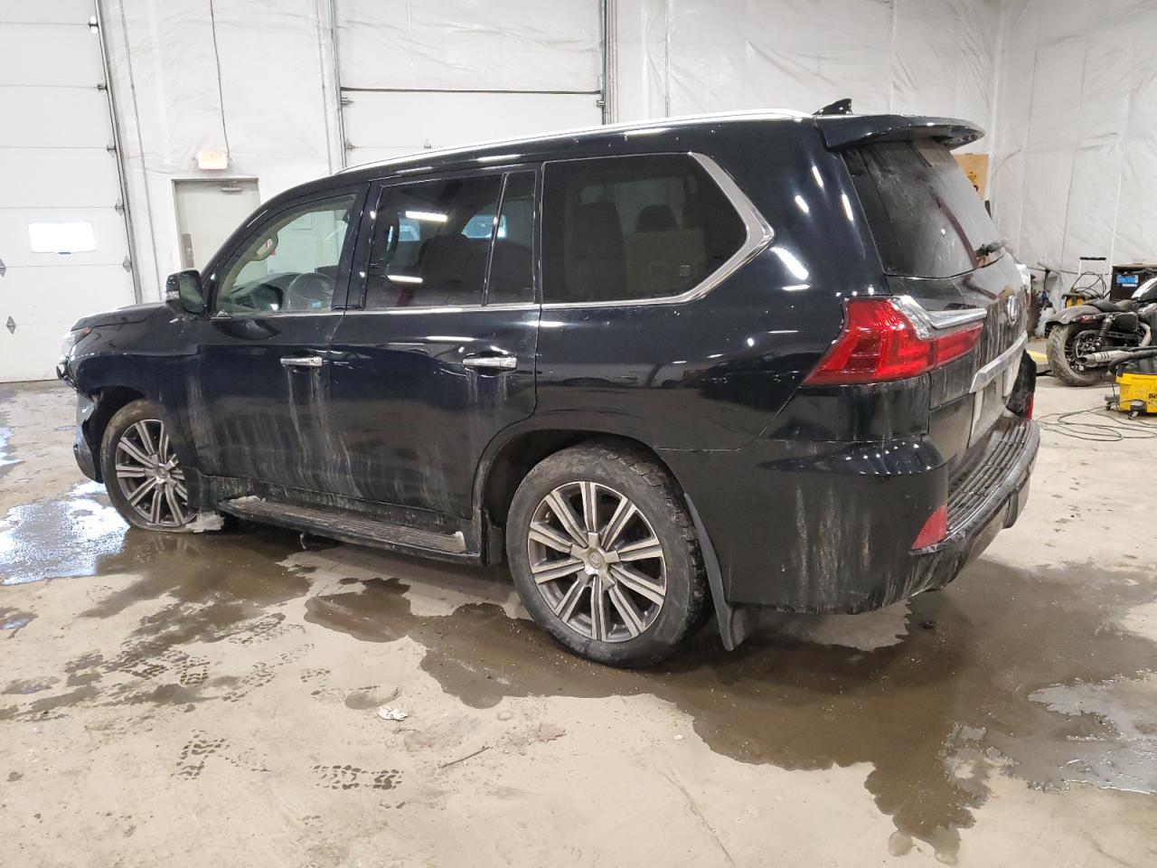 2017 Lexus LX VIN JTJHY7AX2H4227448 Copart auction photo, front end / side damage thumbnail 2