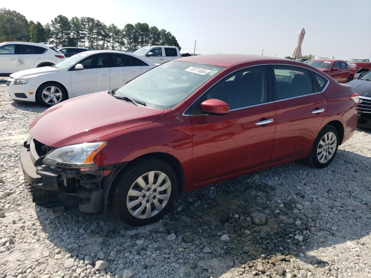 2014 Nissan Sentra VIN 3N1AB7AP9EY259525