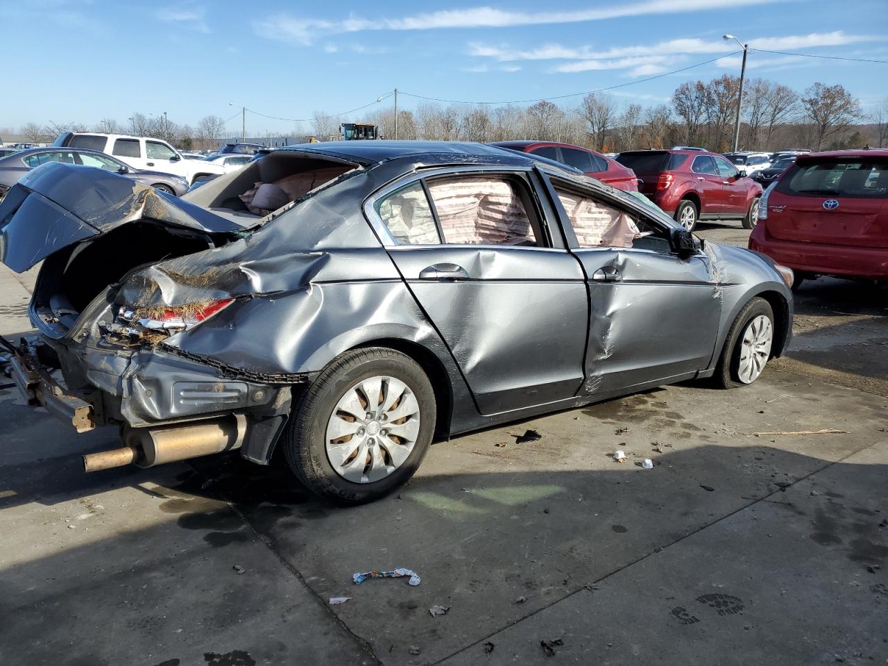 2009 Honda Accord VIN 1HGCP26399A185440 Copart auction photo, rear end damage thumbnail 4