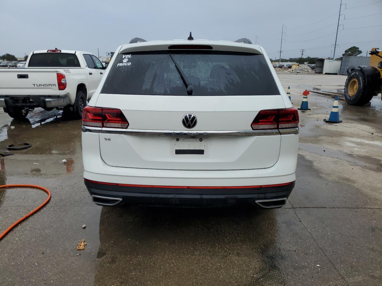 2021 Volkswagen Atlas VIN 1V2DP2CAXMC525244 Copart auction photo, front end / water/flood damage thumbnail 6
