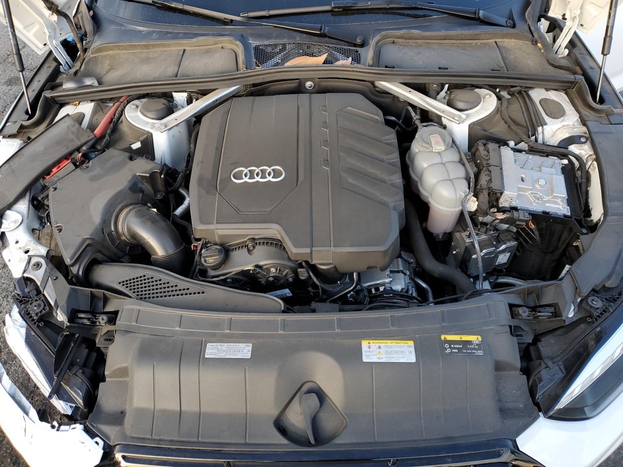 2023 Audi A5 VIN WAUFACF55PA008074 Copart auction photo, front end / minor dent/scratches damage thumbnail 11
