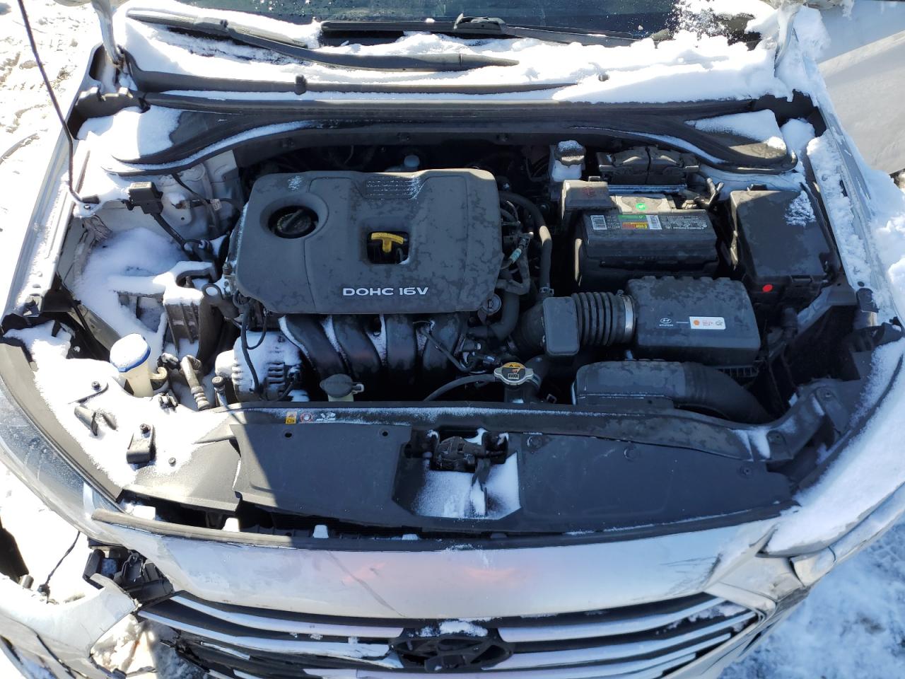 2018 Hyundai Elantra VIN 5NPD84LF8JH269059 Copart auction photo, front end / rear end damage thumbnail 11