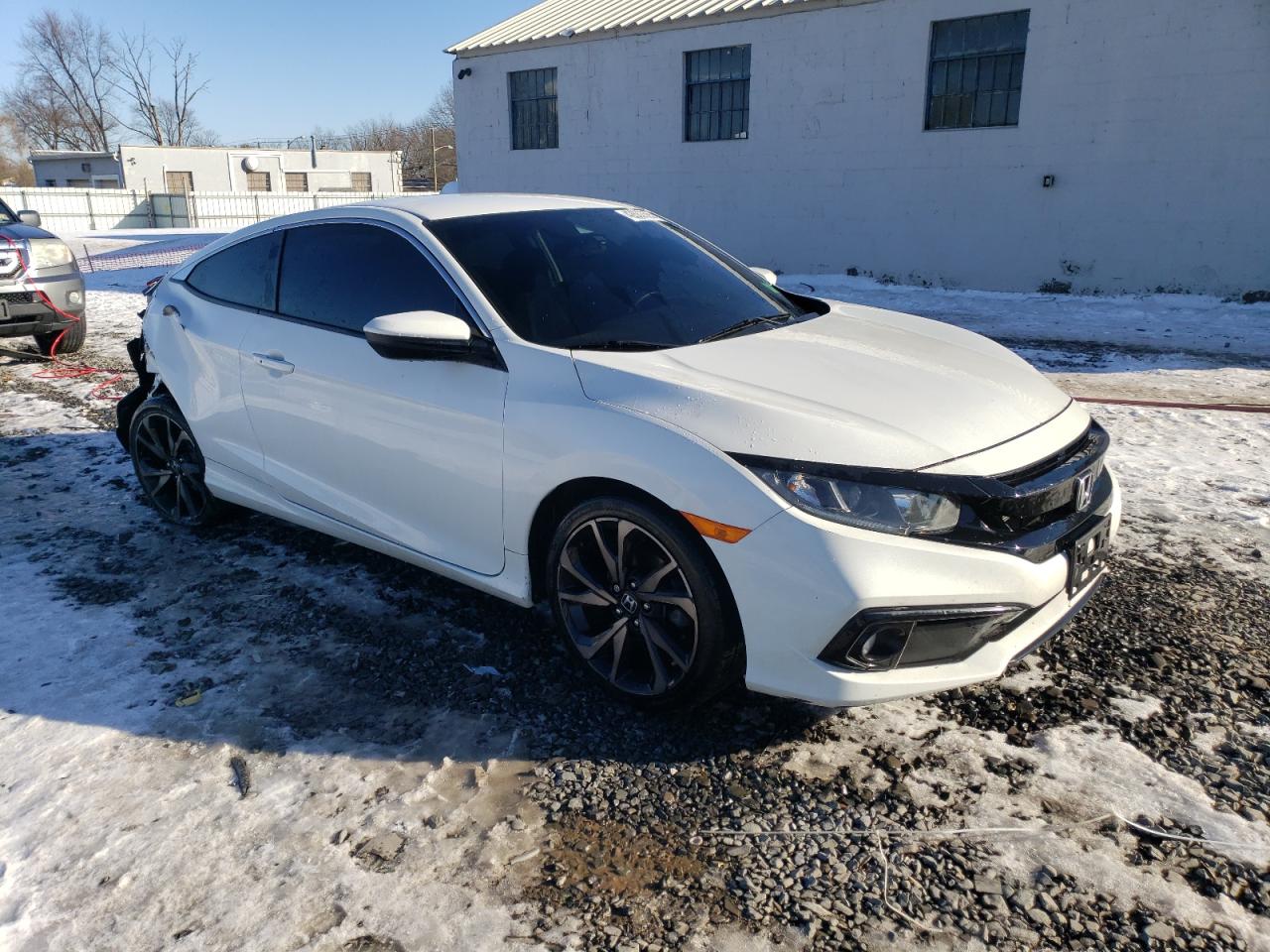 2019 Honda Civic VIN 2HGFC4B88KH300655 Copart auction photo, rear end / side damage thumbnail 4
